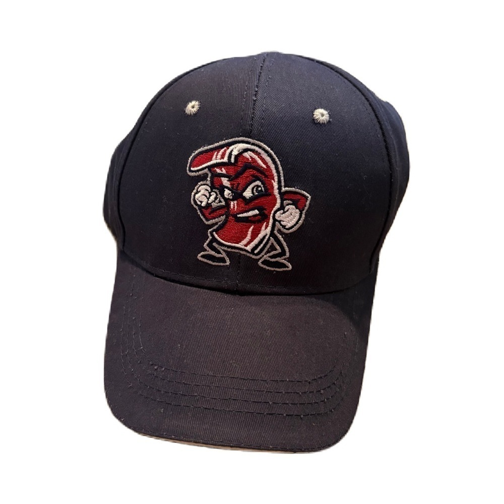 LEHIGH VALLEY IRON PIGS FIGHTING BACON 47 BRAND STRUCTURED HAT Blue Navy